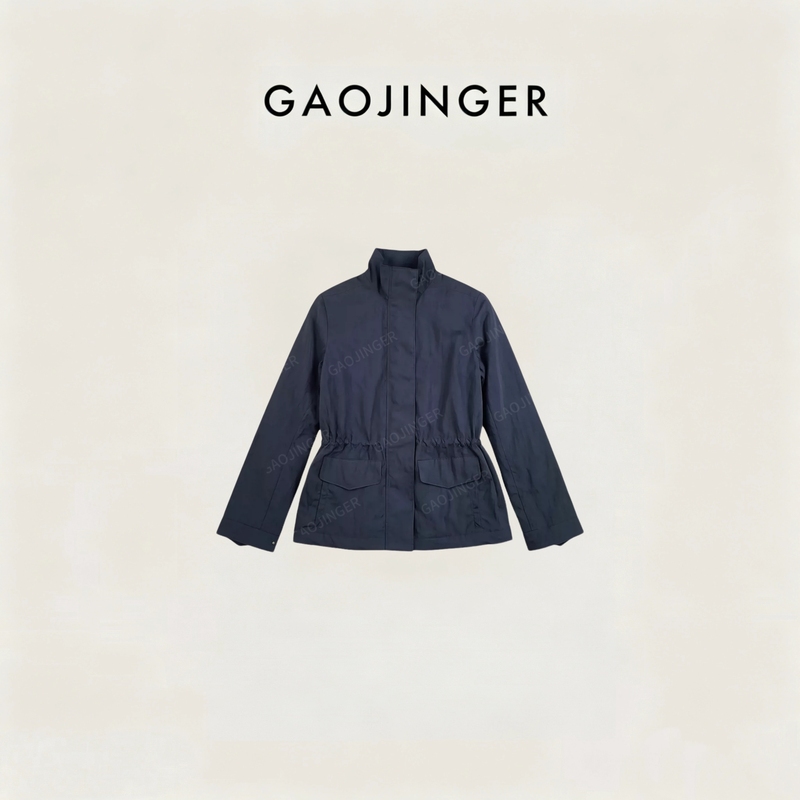 Gaojinger Traveler Silk Wool Lined Functional Windproof Waist-Tightening Short Jacket Xyy26947Wq Gaojinger Traveler Silk Wool Lined Functional Windproof Waist-Tightening Short Jacket Xyy26947Wq