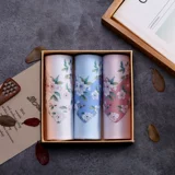 Хлопковый носовой платок, подарочная коробка для школьников, впитывает пот и запах