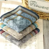 Хлопковый носовой платок, сине-белая хлопковая подарочная коробка, впитывает пот и запах