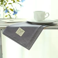 Итак, People-Retro Purple Grey Tree Label-28 см. Двойная хлопчатобумажная ткань