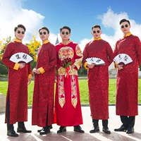 Satin Wine Red Model