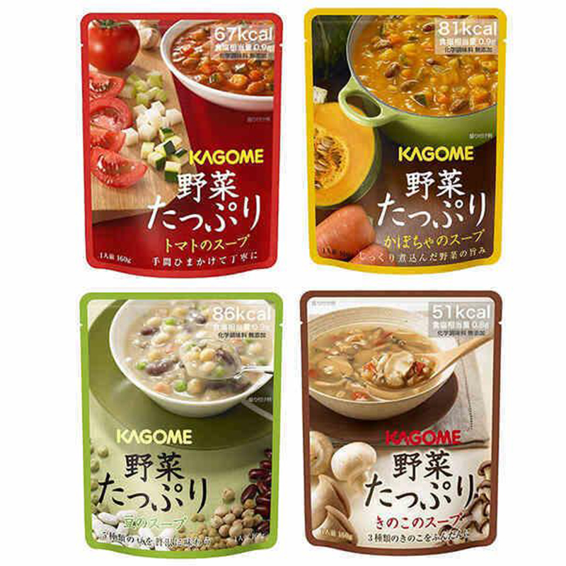 Spot Japan Kagome Long-term Preservation Quick Food Vegetable Soup Emergency Special Food Reserve Grain Wild Camping