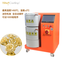 Art Glow SVC Table-Type Mini Induction Heating Ordering Key Inverted Die Vacuum Pressurised Casting Machine Silver