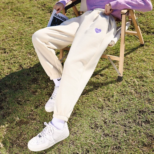 Зимние штаны, утепленный детский вельветовый пуховик