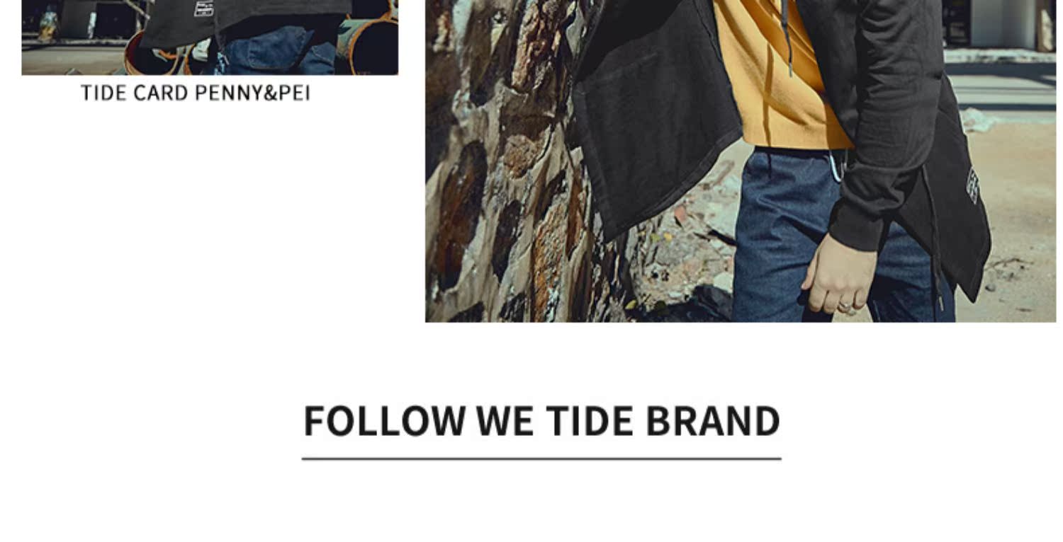 Dệt Tide thương hiệu áo khoác nam cỡ lớn cộng với phân bón để tăng áo mùa thu và mùa đông chất béo áo khoác trùm đầu ao khoac nam