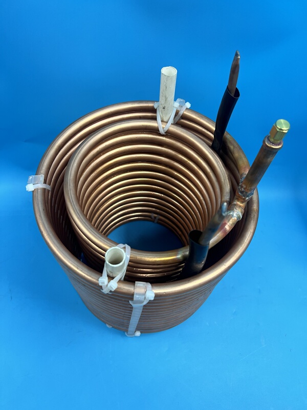 Industrial Water Chiller Refrigeration Copper Coil Evaporator Copper Heat Exchanger Water Tank Radiator 3P5P10P-60Hp Industrial Water Chiller Refrigeration Copper Coil Evaporator Copper Heat Exchanger Water Tank Radiator 3P5P10P-60Hp