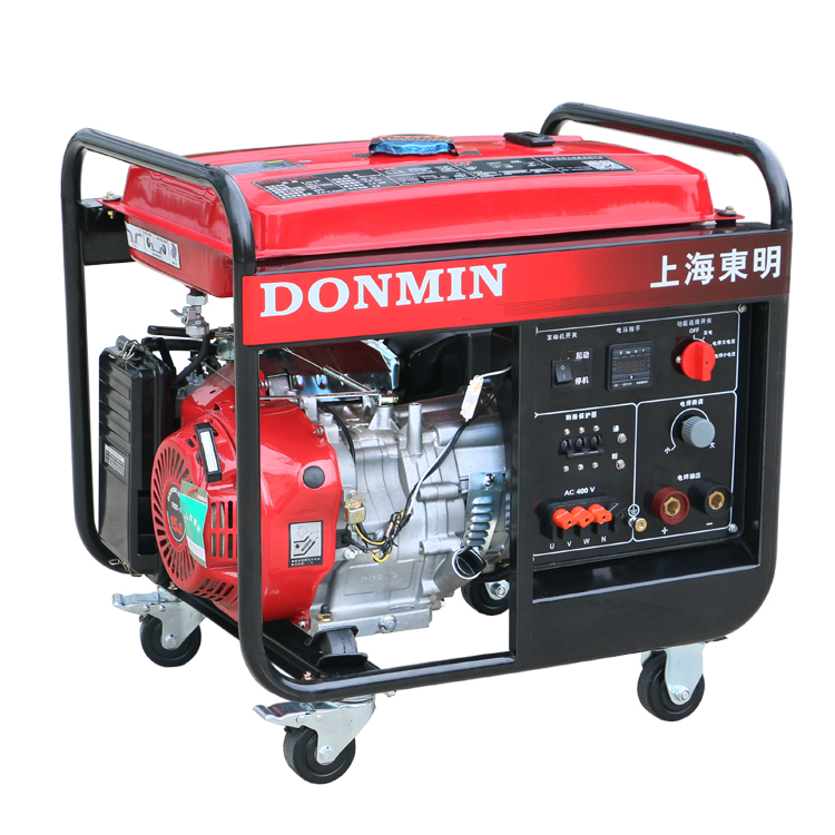 Dongming DONNMIIN petrol power generation electric welding dual-use all-in-one power generation 5kw Optional welding 2 0 5-6 welding rod