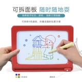 Конструктор, игрушка для мальчиков, двусторонная универсальная магнитная доска для рисования, 3-6 лет