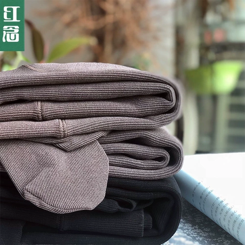 红念 Черные зимние колготки, демисезонные леггинсы