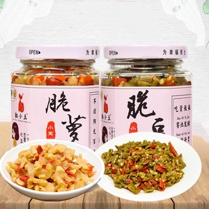 椒小玉开味泡酸豆角下饭菜