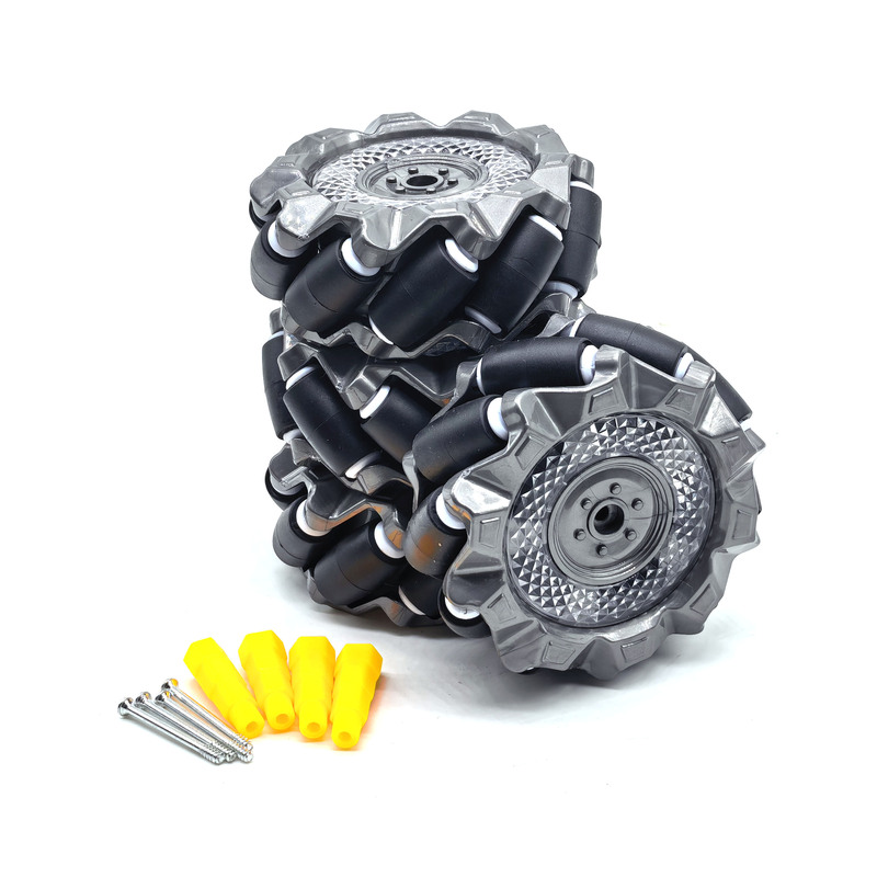 Intelligent Car Mecanum Wheel Omnidirectional Wheel Universal Wheel Tt Motor Tire Plastic Coupling Four-Wheel Drive DIY