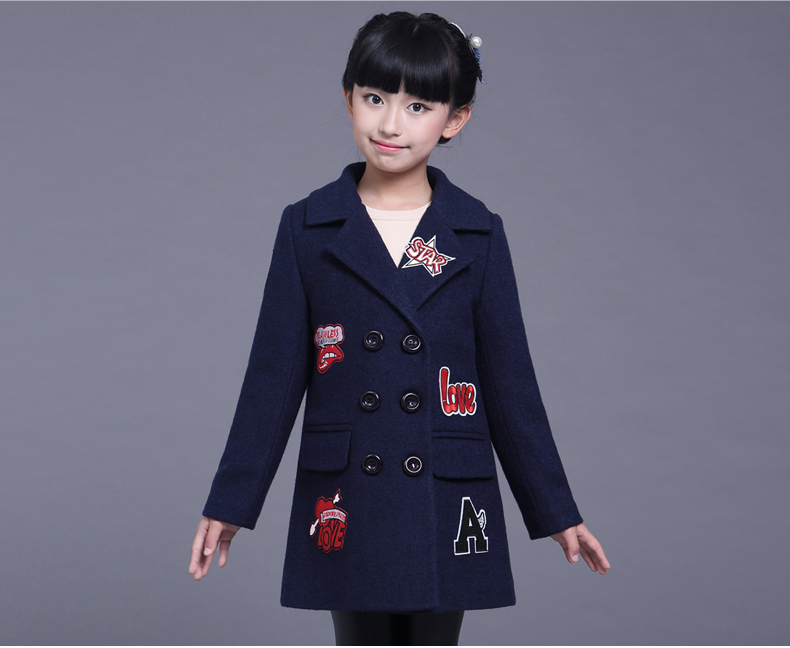 Manteau pour fille en laine - Ref 2162057 Image 19