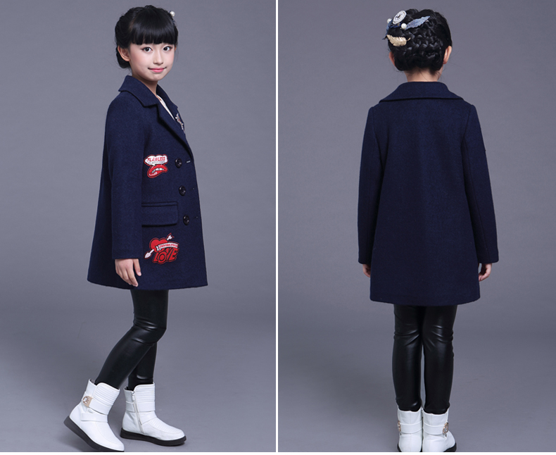 Manteau pour fille en laine - Ref 2162057 Image 21