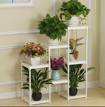 Nordic simple modern living room flower rack Multi-storey indoor special space-saving green basket meaty stairs Stepped