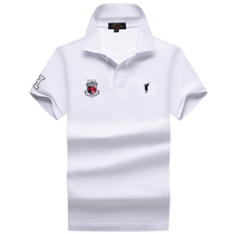 International brand mens lapel T-shirt mens short-sleeved Korean version of the trend 2019 summer cotton Paul POLO shirt top