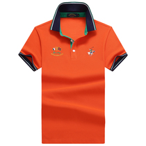 Luxury brand mens short-sleeved T-shirt 2019 summer lapel Paul POLO shirt pure cotton trend half-sleeve mens T-shirt