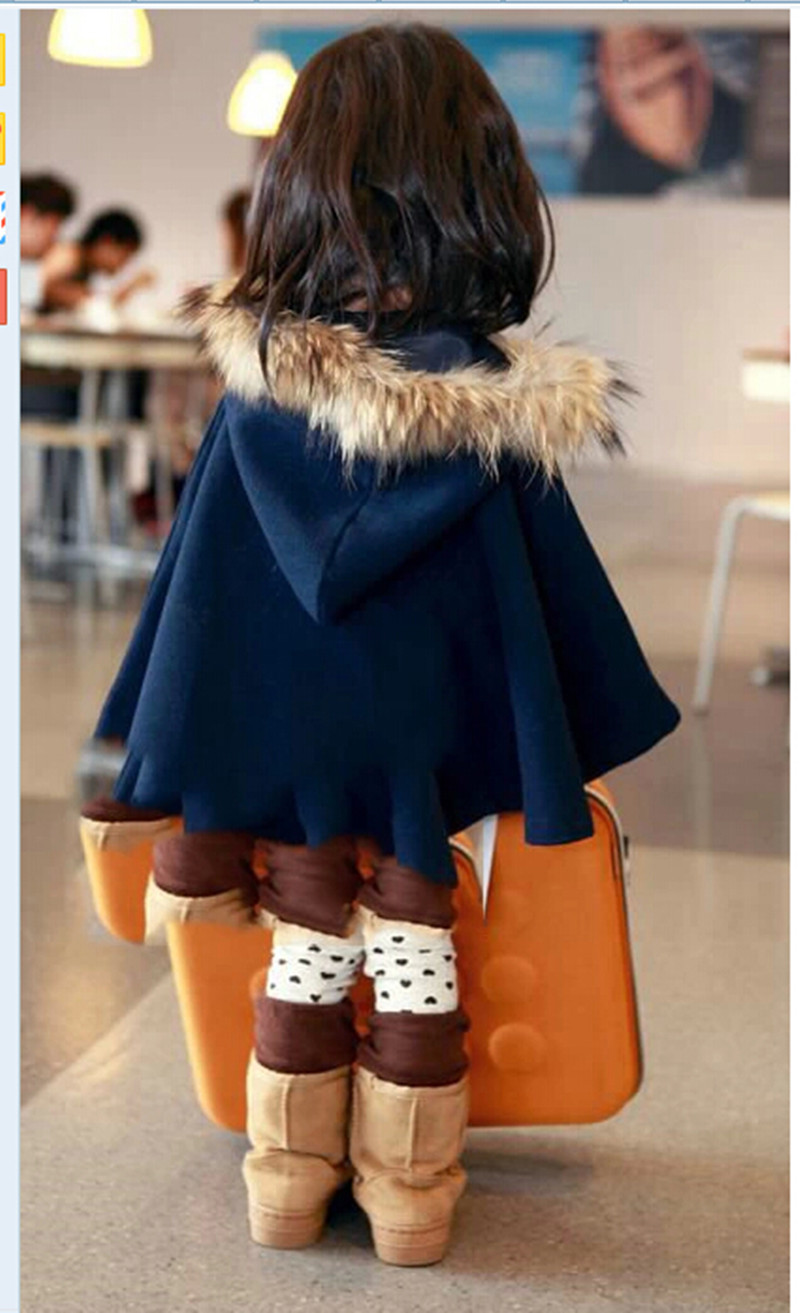 Cape pour fille en laine - Ref 2157125 Image 14