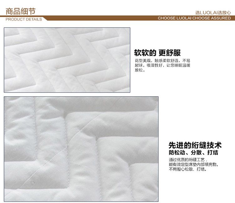 Carolina dệt Được trang bị nệm lò xo nệm bảo vệ 1.2 / 1.5 / 1.8m giường ngủ pad F13 - Nệm nệm cao su non