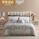Carolina dệt giường bông bộ đôi duy nhất của dãy đơn giản và phong cách gia đình bốn - Bộ đồ giường bốn mảnh