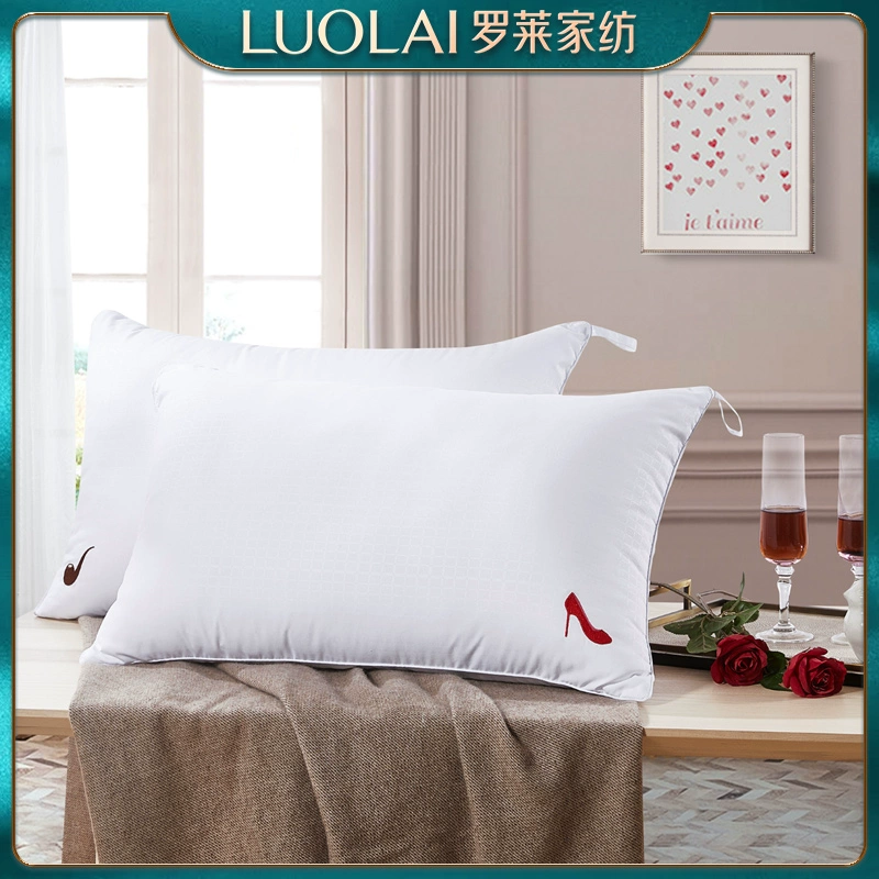 Luolai Home Dệt Bộ đồ giường Gối Gối Cherish Lovers Cặp gối Cặp đôi Người yêu tặng quà - Gối