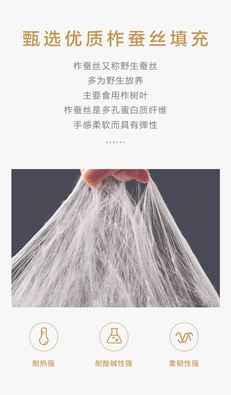 罗莱家纺 100%蚕丝填充 二合一蚕丝子母被 图3