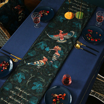 Park Table Flag Light Extravagant High-end Table Cloth Strip Advanced Sensation Tea Table Cloth Art Bed Banner Modern Minimalist American Geb