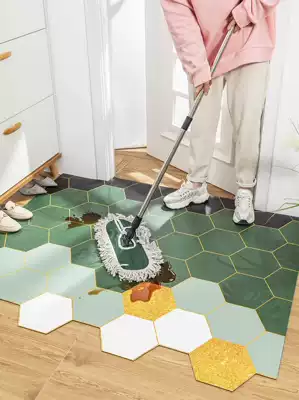 Access door mat household entrance waterproof scrub disposable carpet door mat pvc leather cropped foot mat