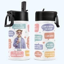 Personalized photo Tumbler Cup with customized name