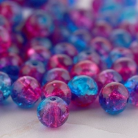 Синий+розовый красный