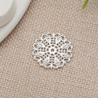 Серебряный, 25mm, 10 штук