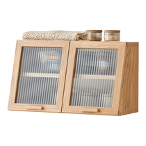 Original element solid wood sideboard modern simple oak dining room kitchen wall cabinet simple storage cabinet A1105