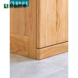 原始原素 Полный деревянный дуб, висящий гардероб современный минимальный шкаф, мебель спальни Большой гардероб A4044