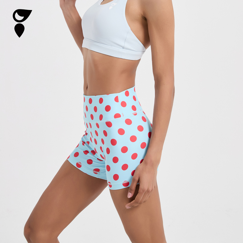 Hardship|Polka Dot Shorts Polka Dot Playful High-Waisted Fitness Shorts Dopamine Peach Sports Shorts Hardship|Polka Dot Shorts Polka Dot Playful High-Waisted Fitness Shorts Dopamine Peach Sports Shorts