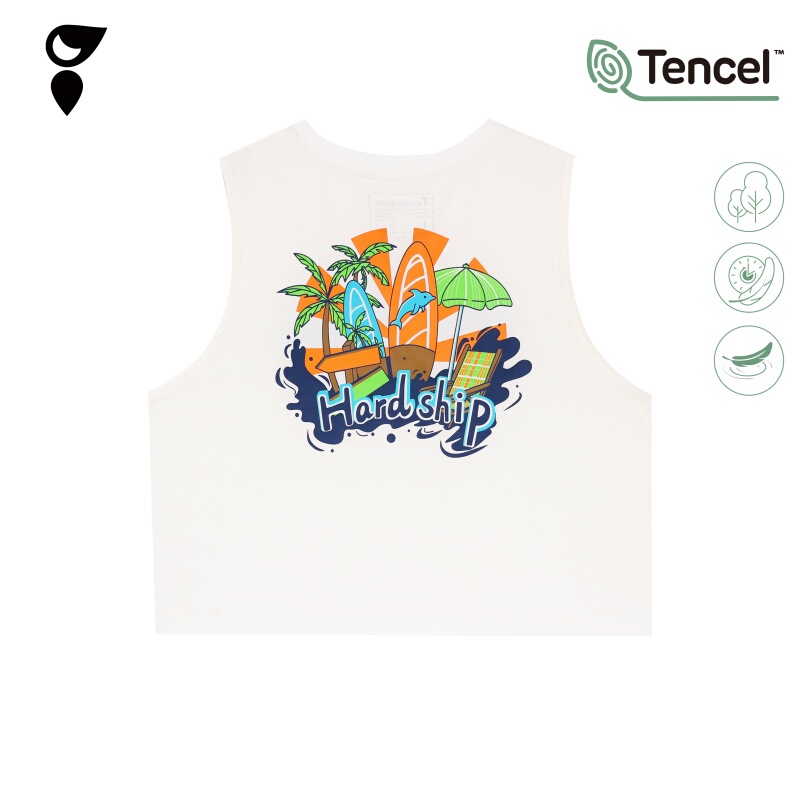 Hardship｜Langyu Coconut Breeze Fitness Outdoor Vest Ultra-Breathable Tencel Comfortable Sports Top