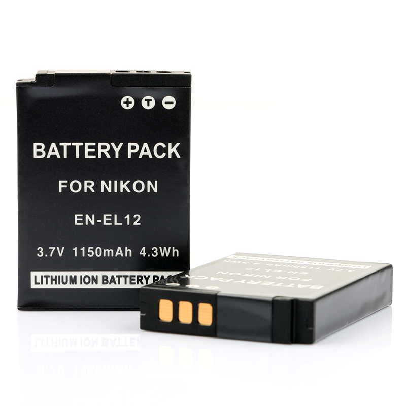 Pin máy ảnh + Bộ sạc của EN-EL12 A900 AW130s Khóa phím 360 170 - Phụ kiện máy ảnh kỹ thuật số balo đựng máy ảnh