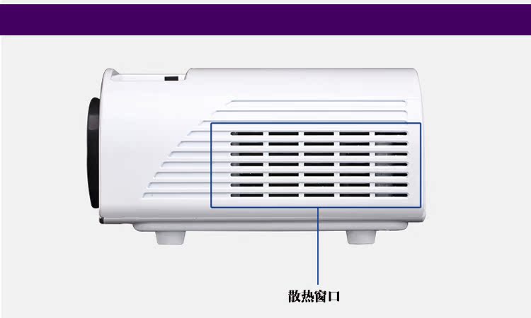 Máy chiếu tại nhà micro micro HD nhỏ LED điện thoại di động wifi Android thông minh Bluetooth máy chiếu 3D - Máy chiếu