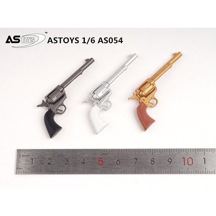 In Stock Astoys 1/6 Action Figure As054 Colt Long-Barrel Three-Color Western Cowboy Revolver Model In Stock Astoys 1/6 Action Figure As054 Colt Long-Barrel Three-Color Western Cowboy Revolver Model