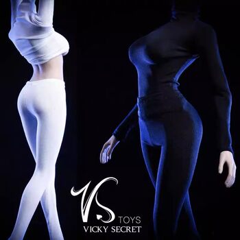 In-Stock Vstoys Stealth Suit 1/6 Female Soldier Body Tight-Fitting Clothes Tights Autumn Clothes Suitable for Female Body