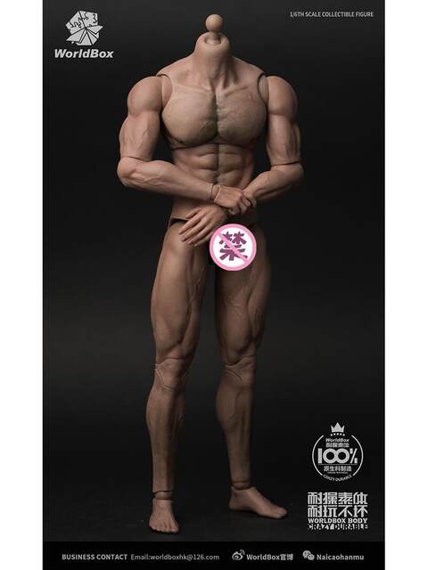In Stock Worldbox 1/6 Male Soldier Figure Durable Muscle Body At020 018 027 Etc. Suitable for Male Head Sculpt