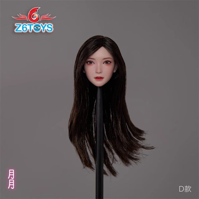 In Stock Z6Toys Zc016 1/6 Female Soldier Figure Asian Movable Eyes Beauty Head Sculpt Yue Yue, 6 Styles in Total