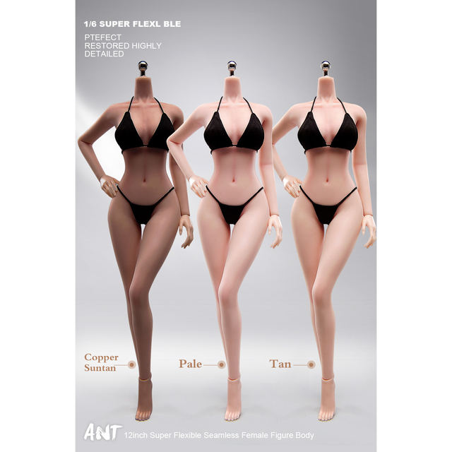 Ant 1/6/12 T302/303/305/306/Ab001/T307 Super Articulated Steel Frame Rubber-Coated Female Body