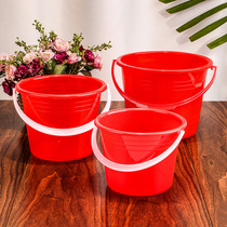 Only department store red paint bucket egg hi small red bucket plastic bucket paint baby paint bucket industrial bucket