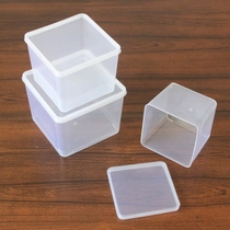 Weiche Special Department Store square plastic seasoning tank split fresh-keeping box food packaging box soy milk cake box