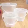 Weizhen special department store High quality transparent plastic bucket tote bag cover storage bucket Round bucket water washing bucket