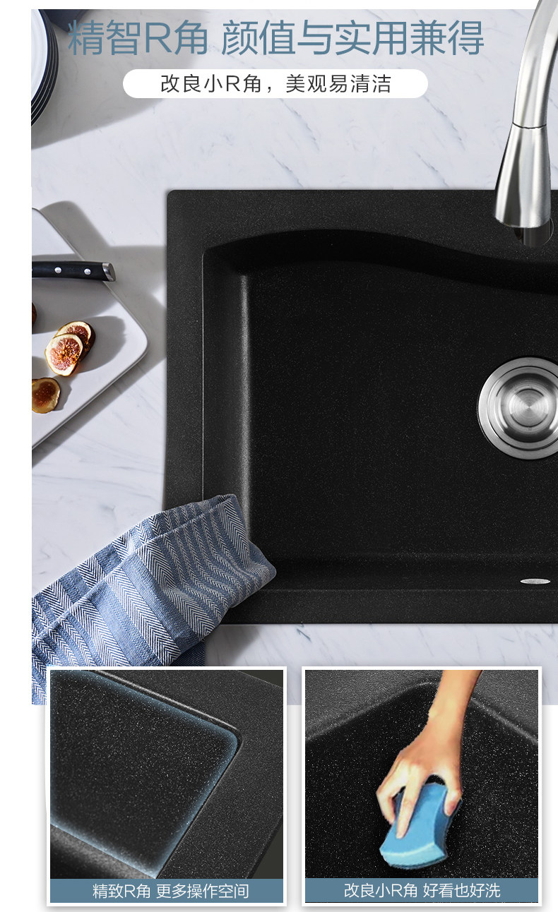 Мойка двойная 摩恩moen单斗水槽洛克耐磨损洗菜池