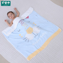Baby gauze bath towel Childrens cotton super soft absorbent bath cartoon newborn baby autumn and winter large towel quilt