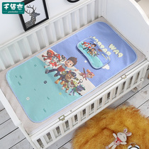 Childrens mat Ice silk grass mat Mat Special baby summer breathable crib mat for childrens kindergarten