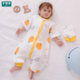 Baby sleeping bag spring, autumn and summer thin pure cotton gauze baby split-legged child anti-kick quilt universal for all seasons