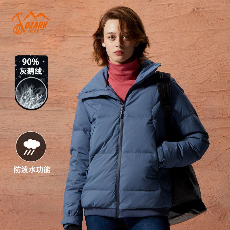 OZARK Ossoca Outdoor Velvet Feather Feather Short Hat Line Windless Heat and Wind - proof Clothes 155632