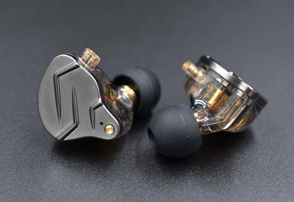 Проводные HiFi наушники kz zsn pro耳机入耳式有线圈铁高音质带麦重低音炮挂耳式吃鸡直播